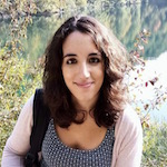 a close up of a person