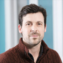 a man looking at the camera