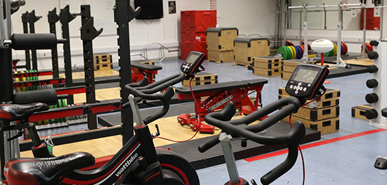 Strength and conditioning facilities at Northumbria University, Newcastle