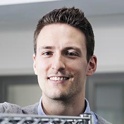 a man smiling for the camera