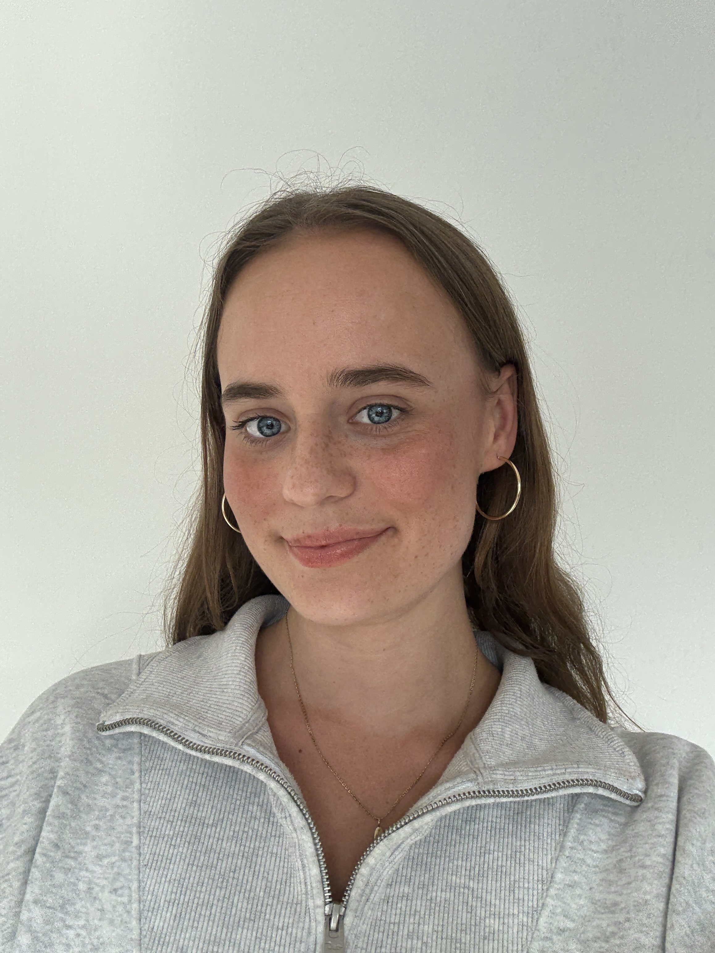 Girl smiling at camera