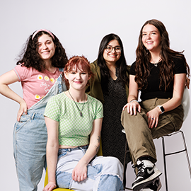 group of students smiling 