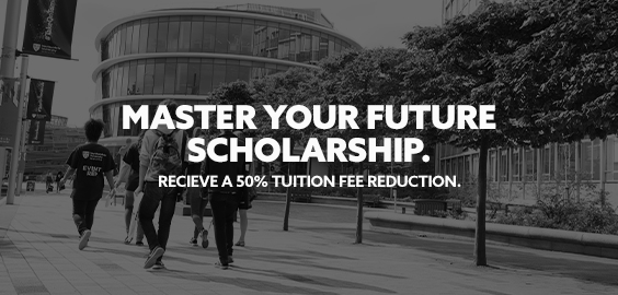Master Your Future Scholarship: Receive a 50% tuition fee reduction.