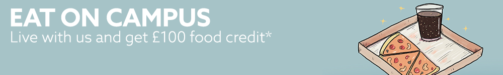 Eat on campus promo long banner