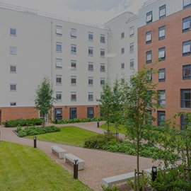 Camden Court Accommodation External View of Building