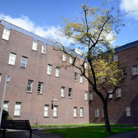 a large brick building