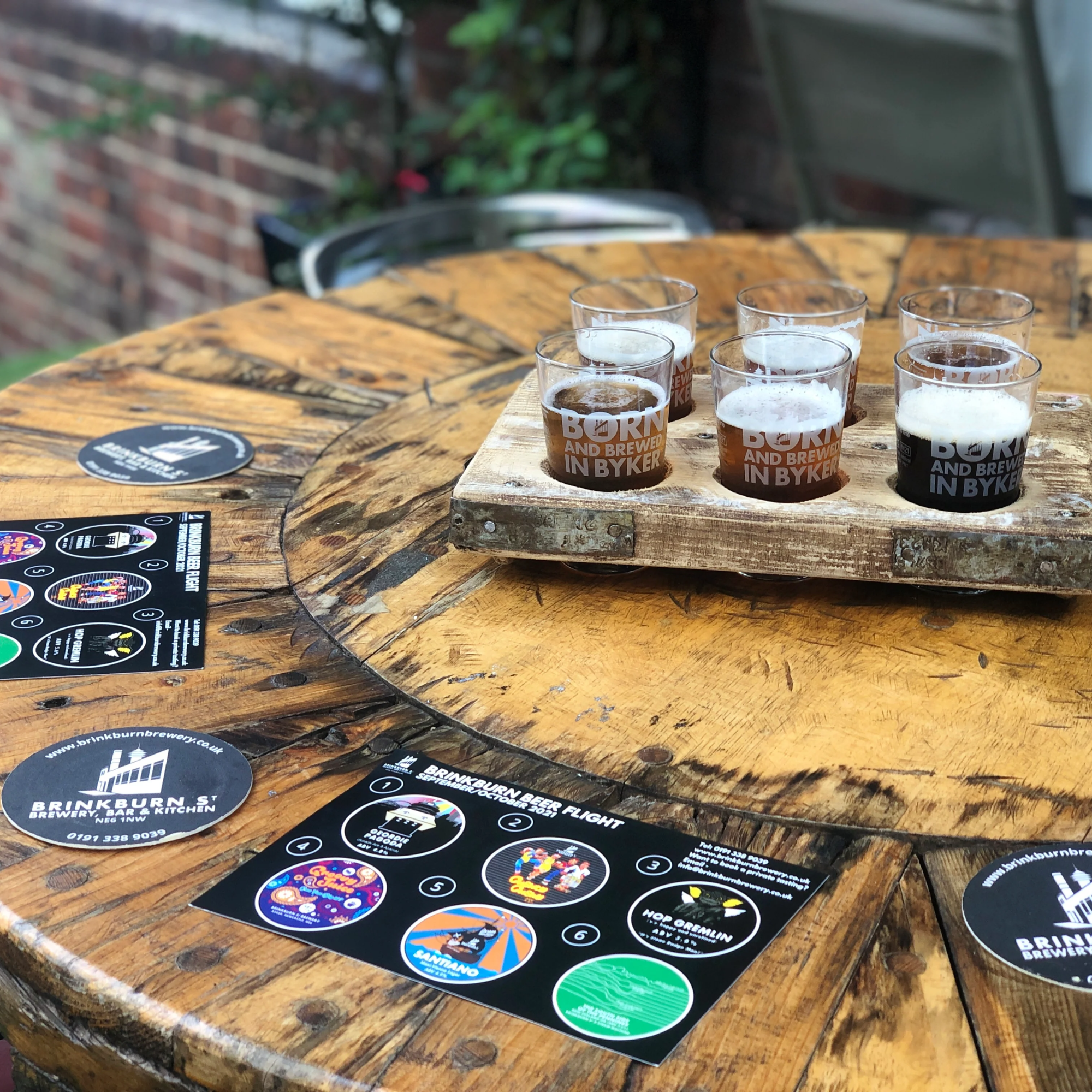 samples of beer