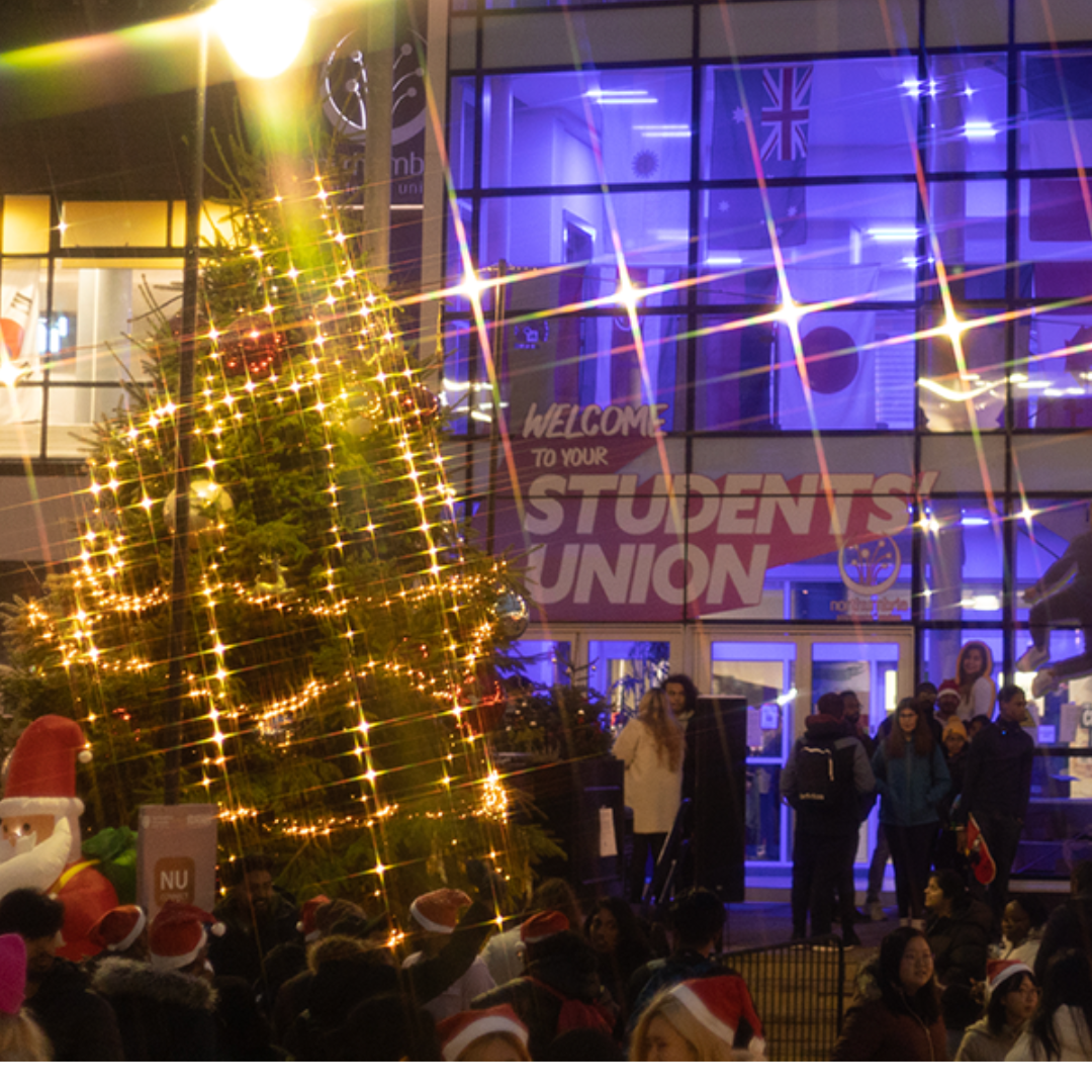 Christmas tree with lights