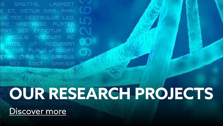 Abstract image of DNA strand