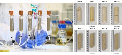 Abstract image of lab equipment