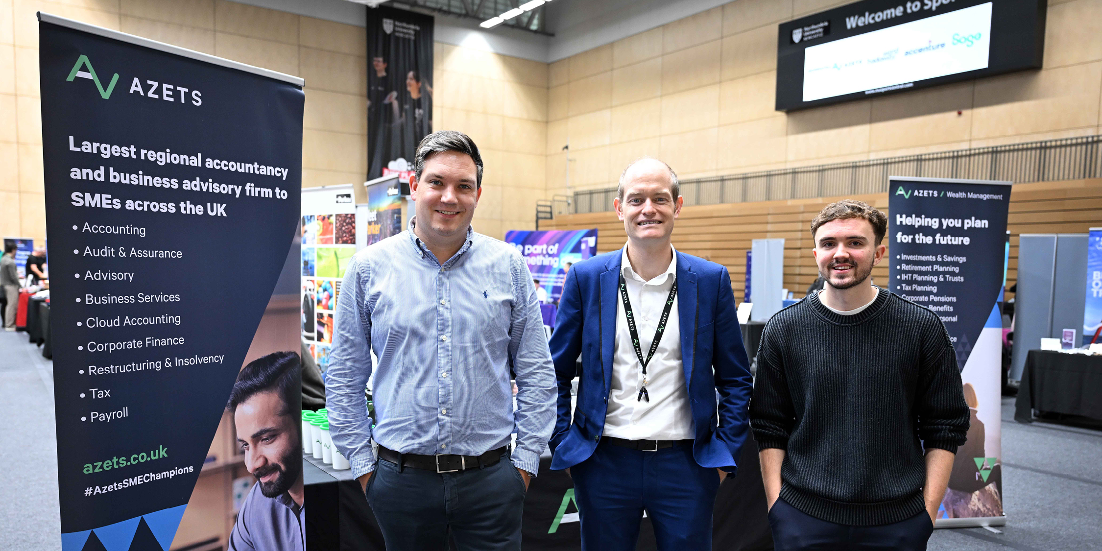 Azets Sponsorship Stand - Careers Fair 25