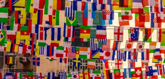 Flags across the world