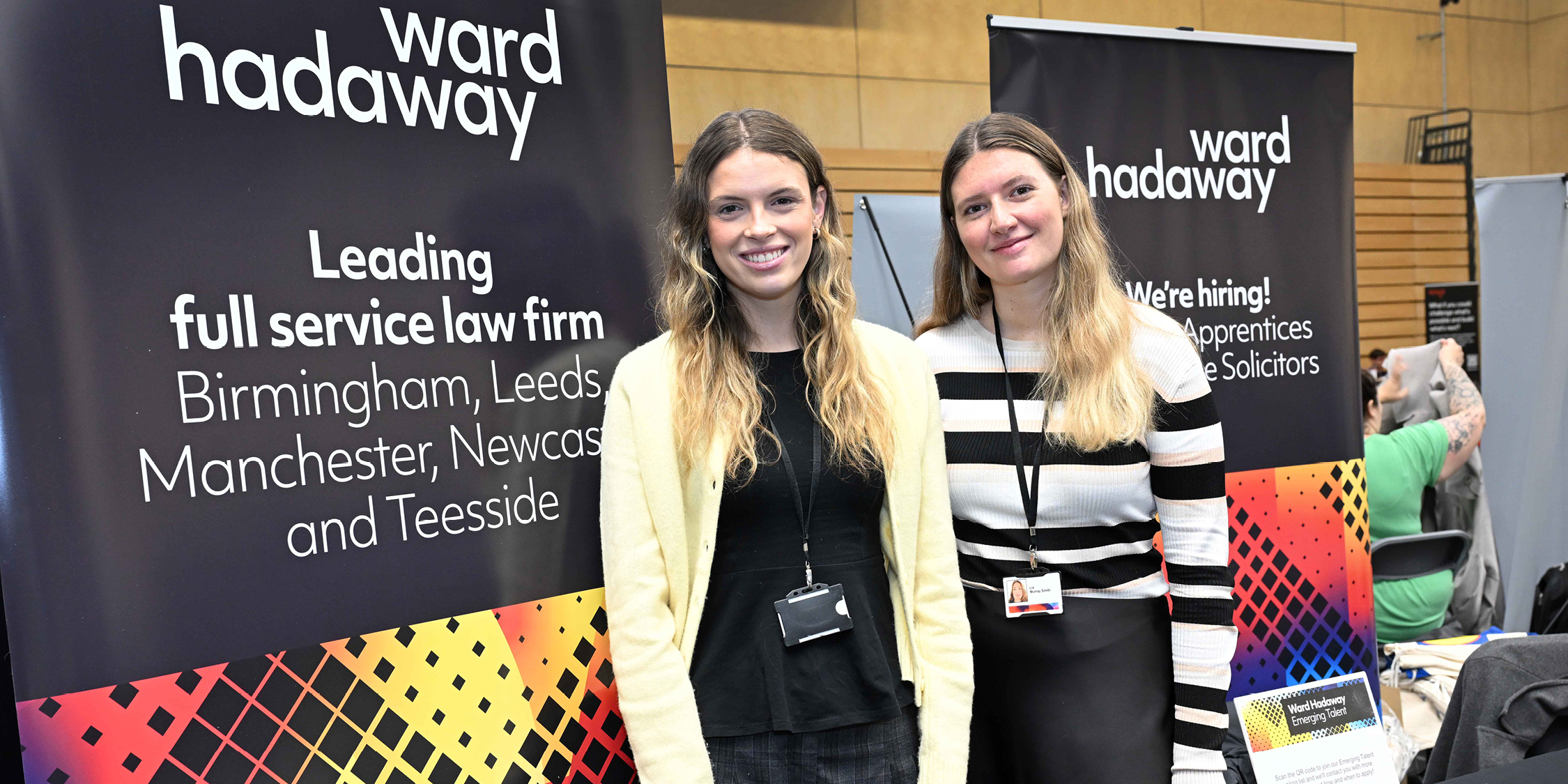 Ward Hadaway Sponsorship Stand - Careers Fair 25