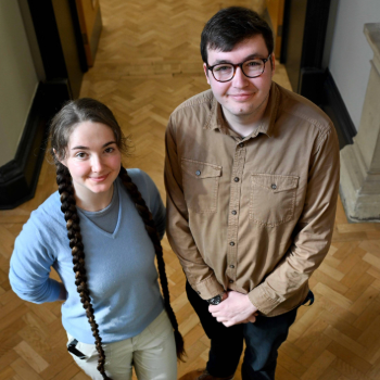 Caption: L-R: Ishbel Carlyle and Dylan Weston