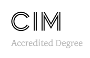 Chartered Institute of Marketing logo with the text "CIM Accredited Degree"