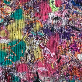 Colourful fabric material