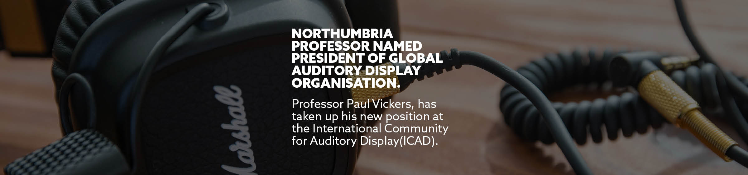 Northumbria Uni Professor President Auditory Display Organisation