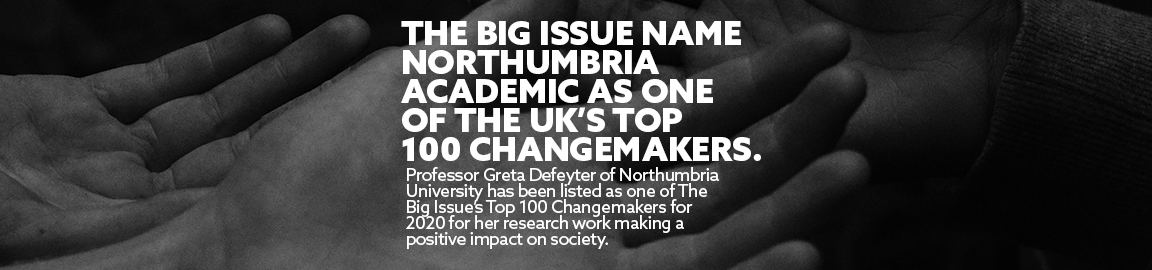 The Big Issue name Northumbria academic as one of the UK's top 100 changemakers