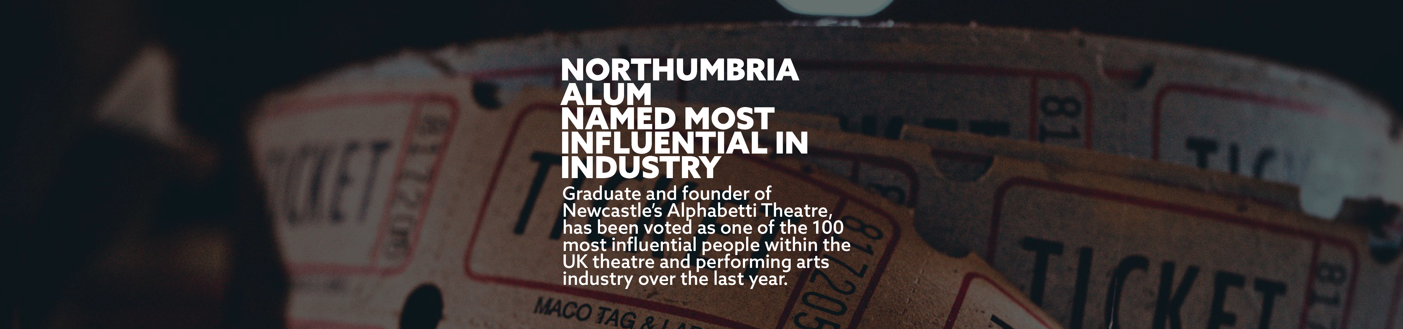 Northumbria Alum named most influential in industry