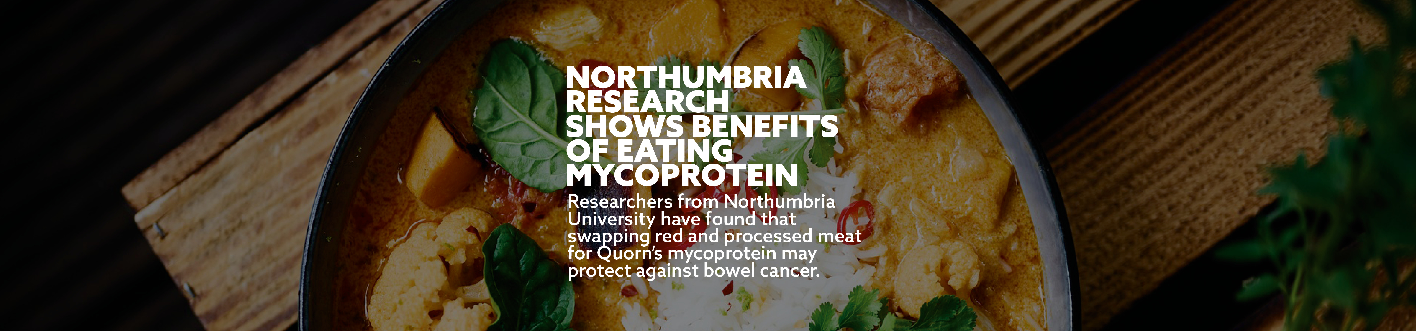 Northumbria research shows benefits of eating mycoprotein
