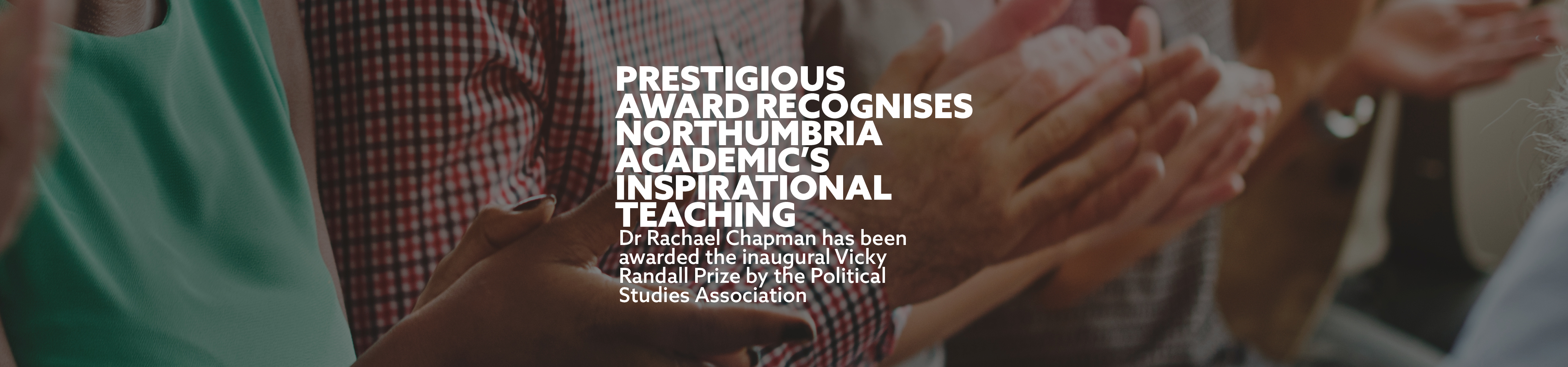 Prestigious award recognises Northumbria academic's inspirational teaching