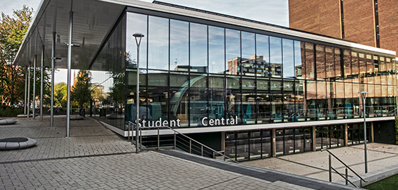 exterior of library