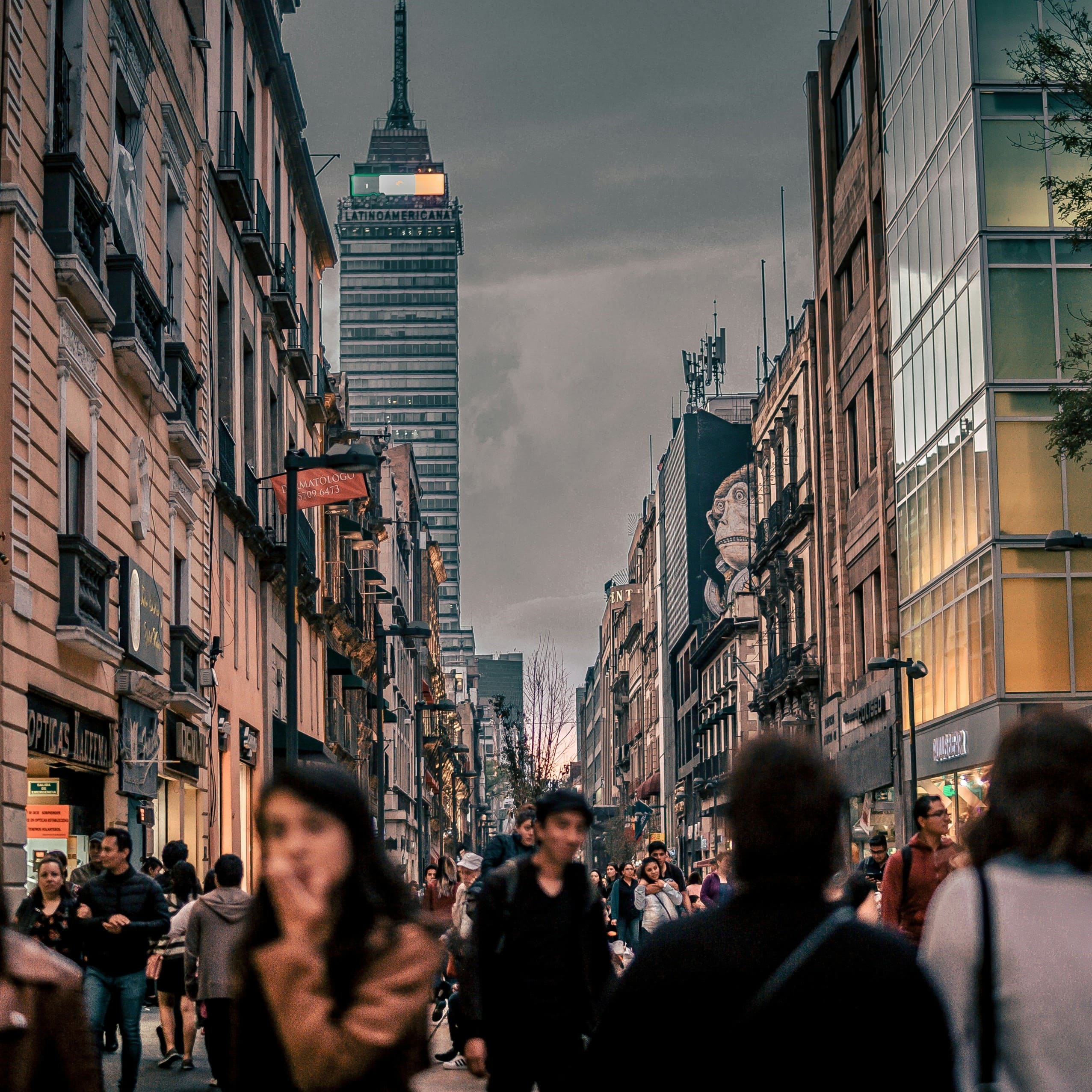 Image of busy urban scene