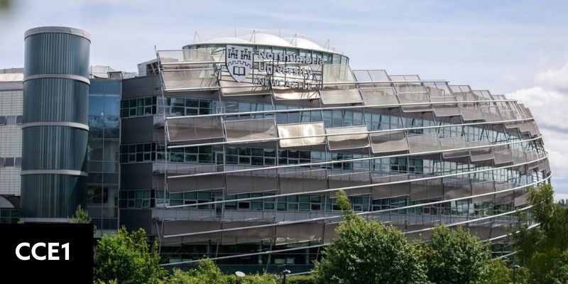 Exterior photograph of City Campus East building