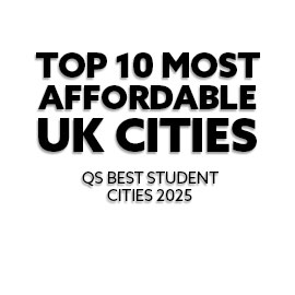 Top 10 most affordable UK cities - QS Best Student Cities 2025