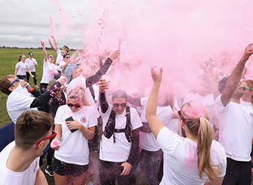 Student colour run