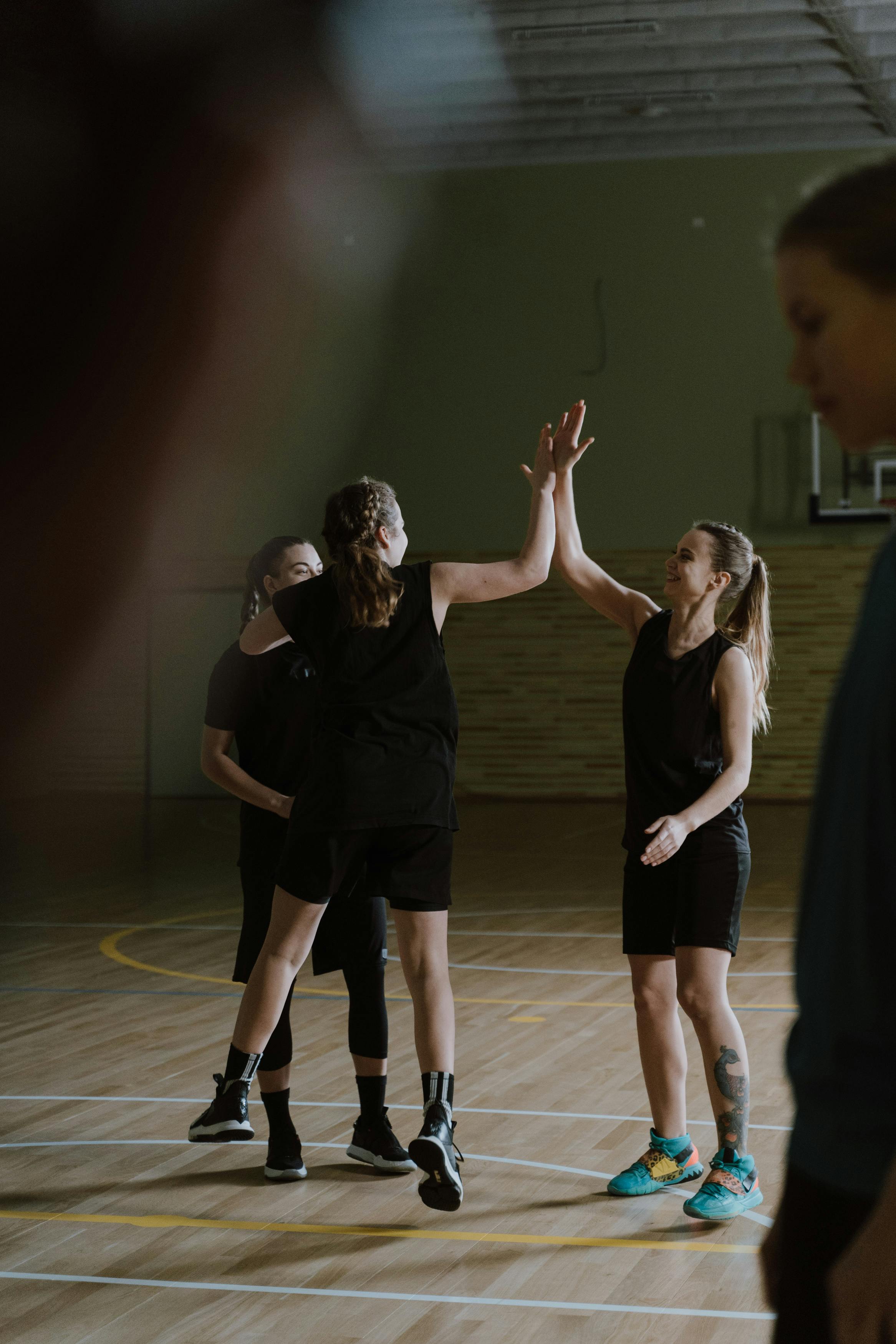 Women playing sport