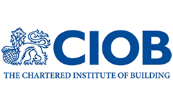 CIOB logo. The Chartered Institute of Building.