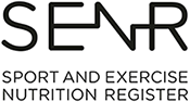 Sport and Exercise Nutrititon Register logo.